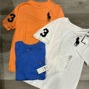 New! Polo Ralph Lauren T-Shirts Lot Boys Medium